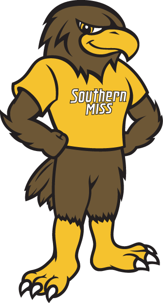 Southern Miss Golden Eagles 2003-Pres Mascot Logo v3 diy iron on heat transfer...